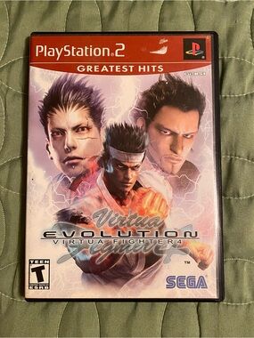 Virtua Fighter 4: Evolution (PlayStation 2) - Red Cover Artwork by